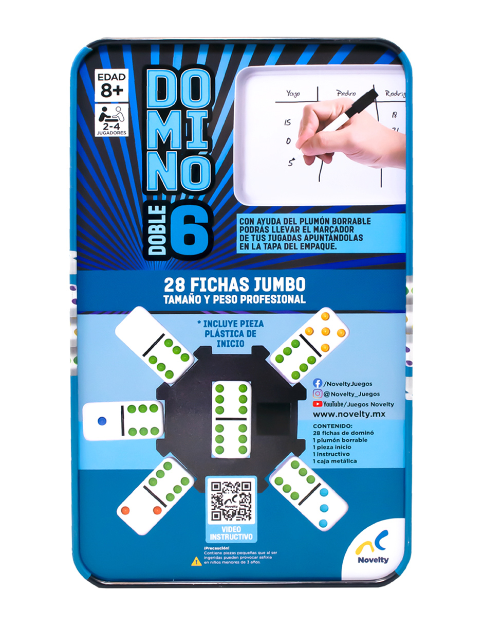 Foto 5 pulgar | Domino Doble 6 D-581 Novelty