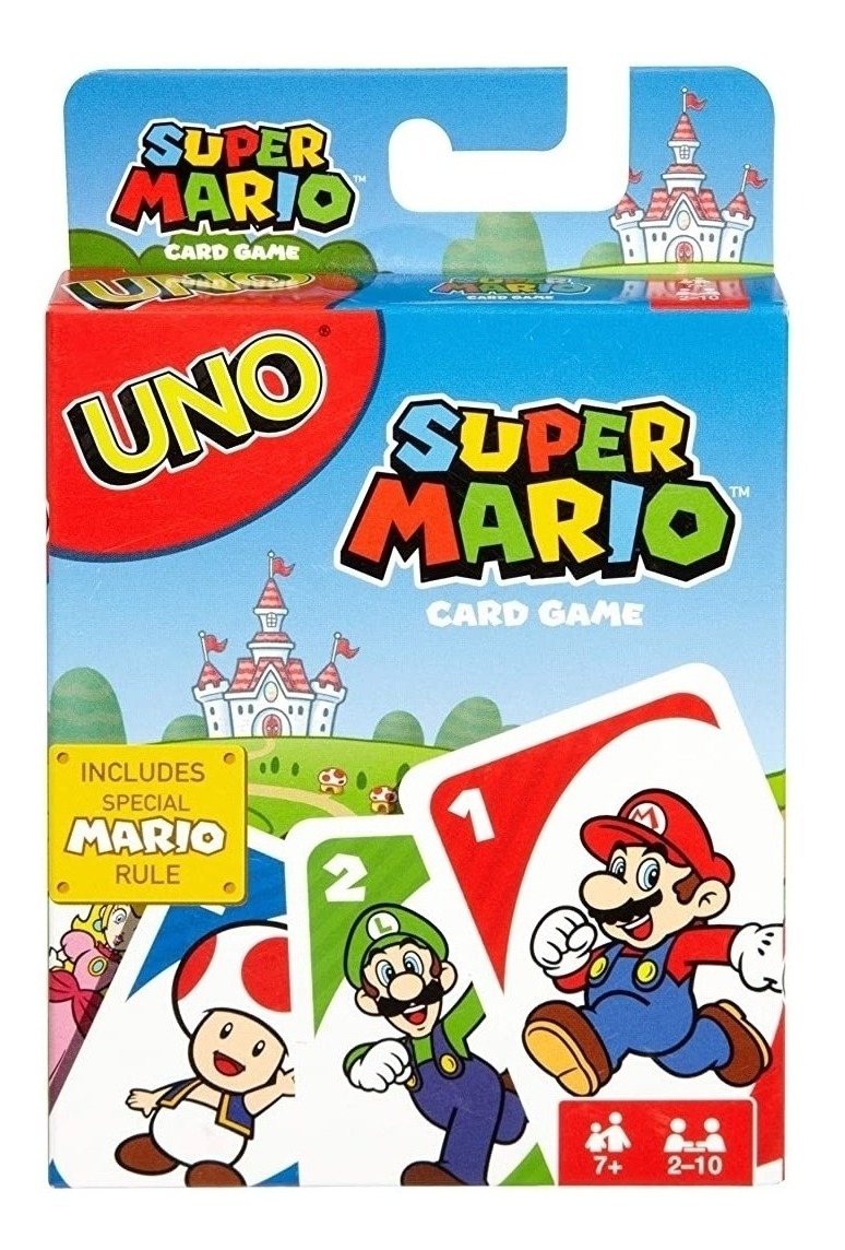 Foto 2 pulgar | Juego de Cartas Uno Super Mario