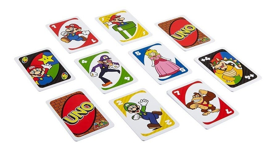 Foto 5 pulgar | Juego de Cartas Uno Super Mario