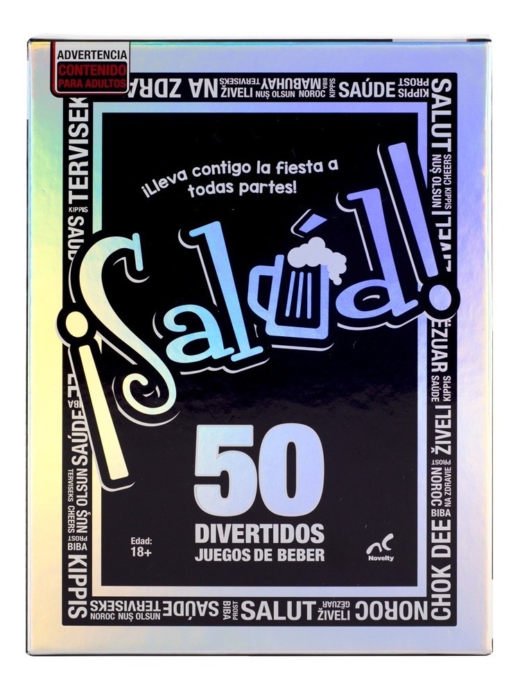 Juego de Mesa Novelty Salud - 50 Divertidos Juegos de Beber