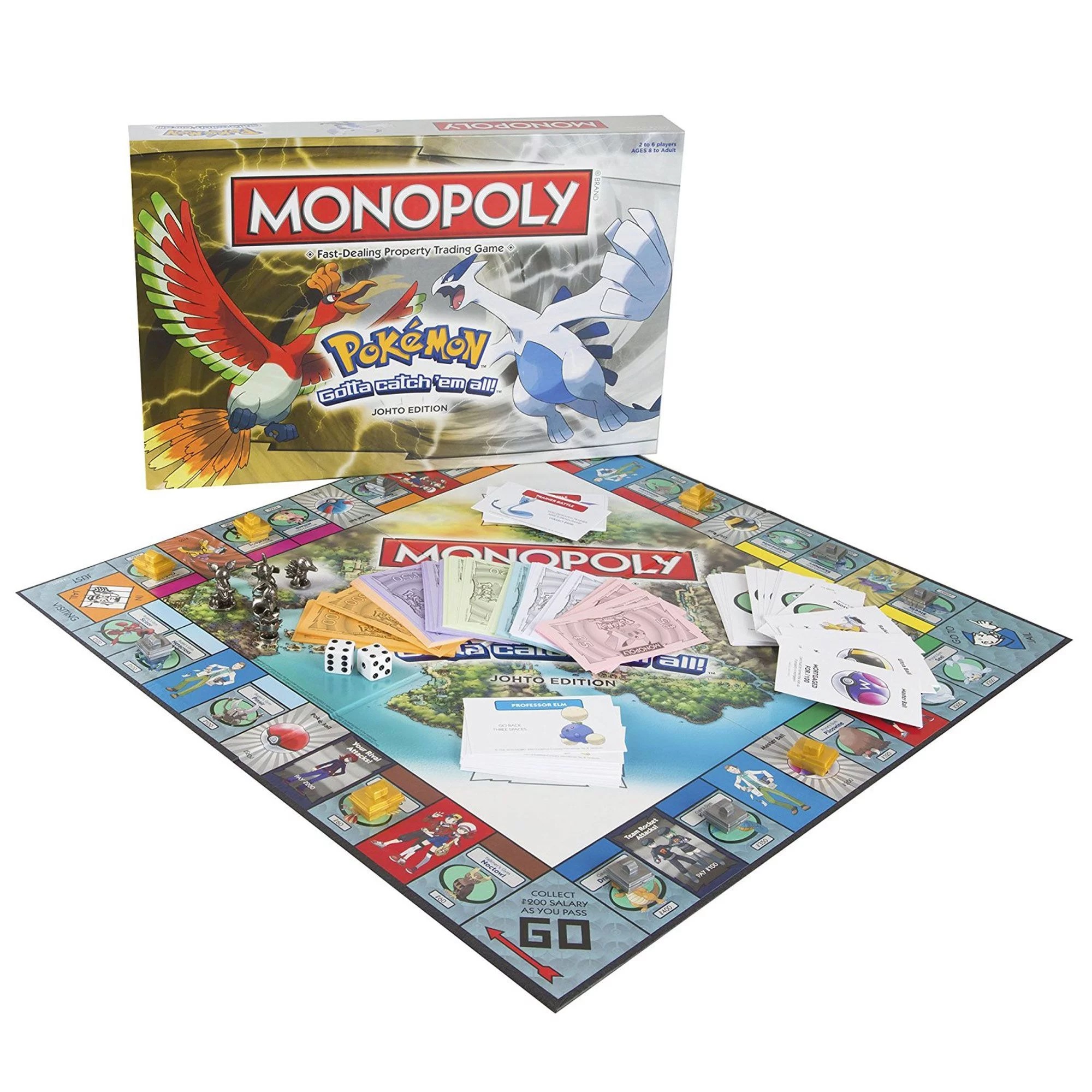 Foto 2 | Juego de Mesa Mattel Monopoly Pokémon Johto