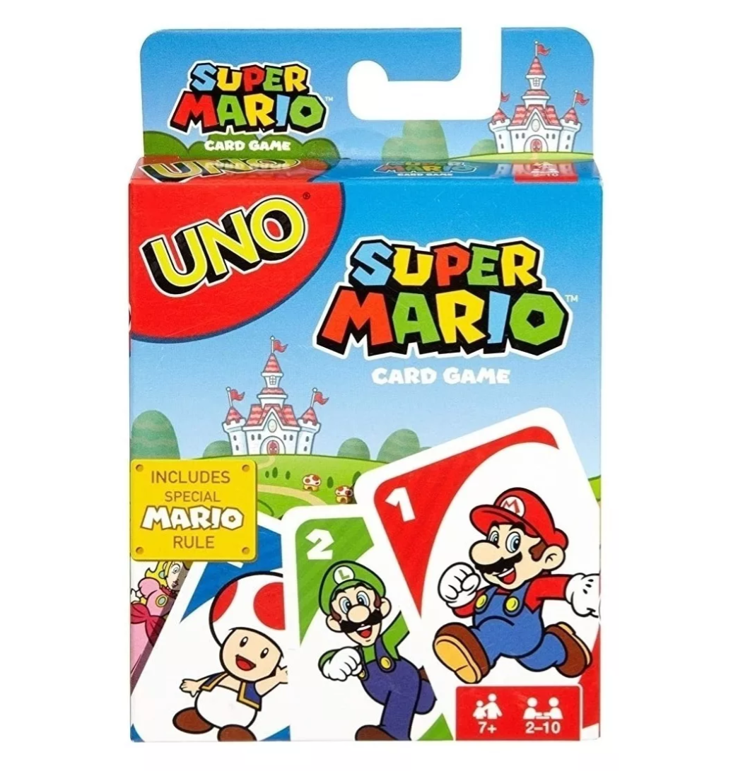 Foto 2 pulgar | Juego de Mesa Mattel UNO Super Mario Bros