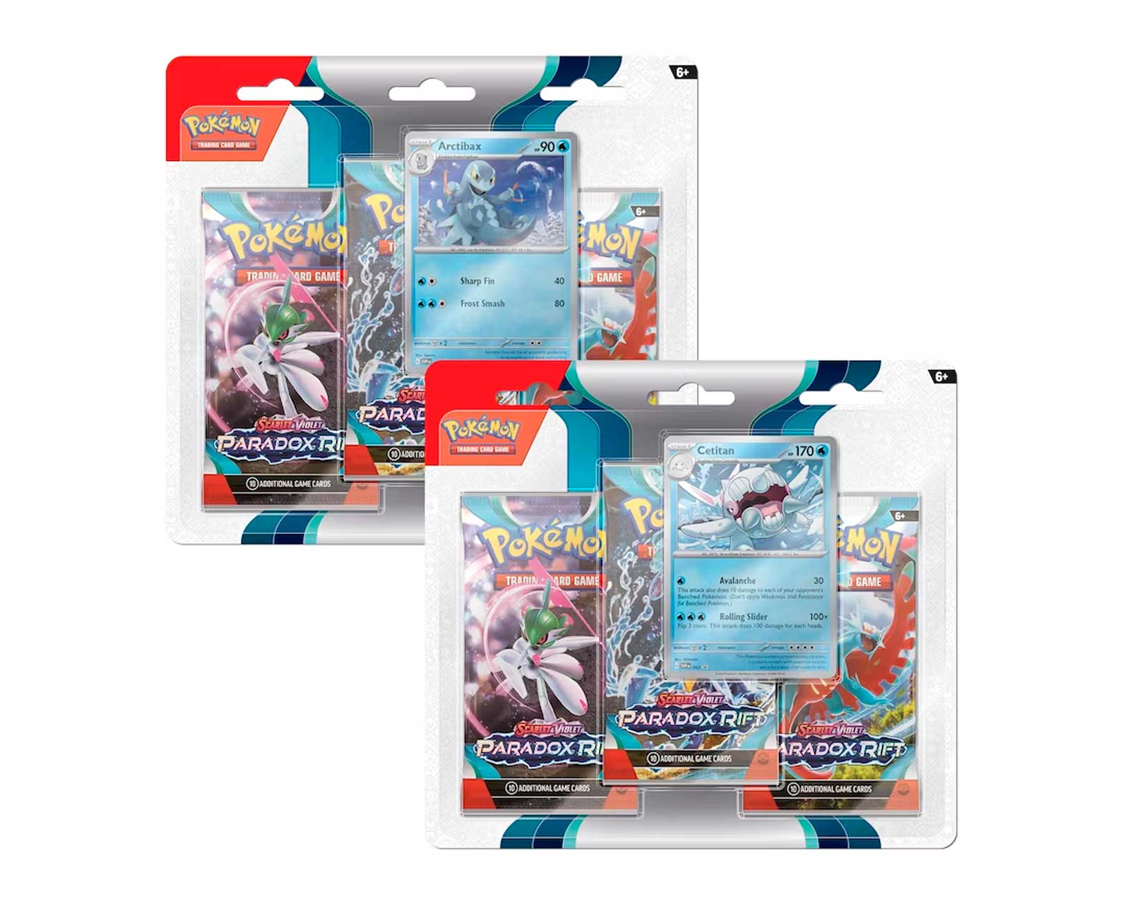 Foto 2 pulgar | Pack 3 Sobres Pokémon Scarlet & Violet Paradox Rift Booster