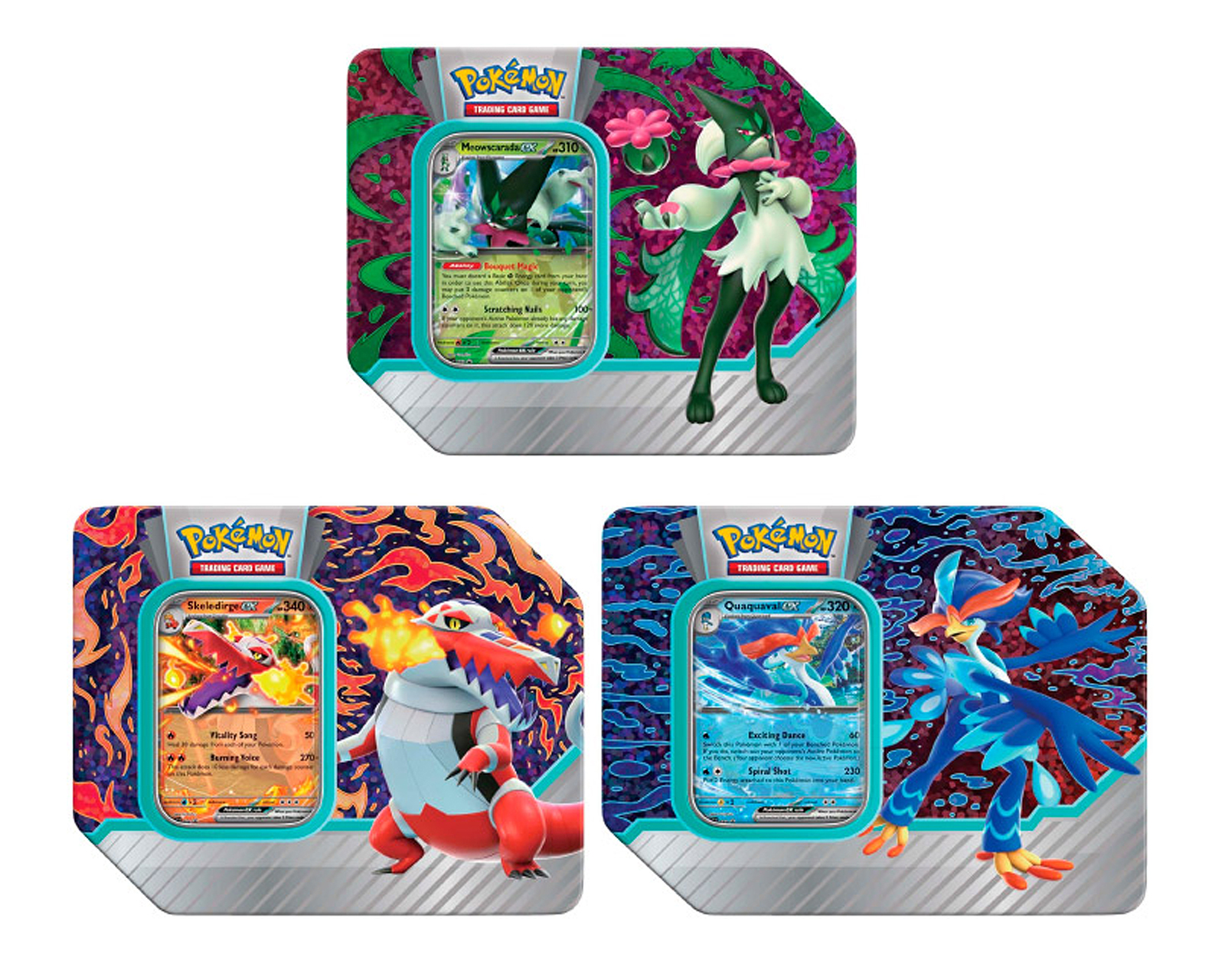 Caja Carta Pokémon Tcg Paldea Partners Tin