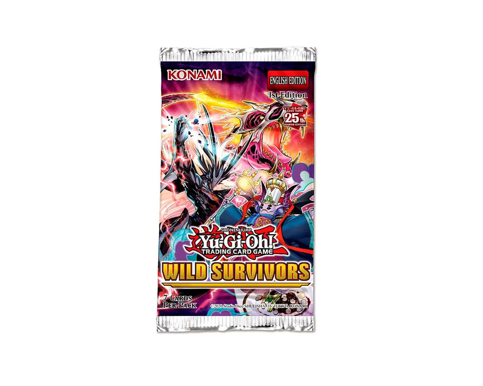 Foto 2 pulgar | Sobre Yu-gi-oh Tcg Wild Survivors en Inglés