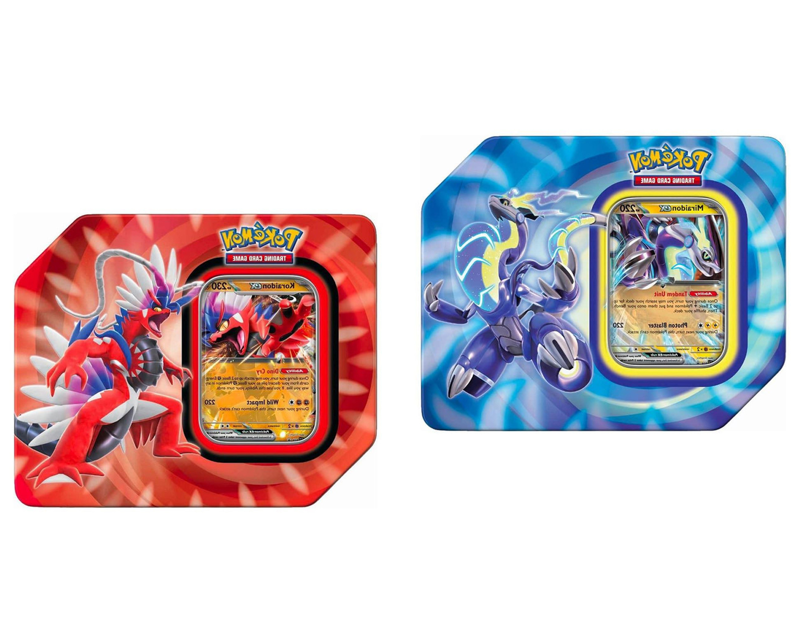 Caja Pokemon Tcg Paldea Legends Koraidon Ex Miraidon Ex Tin