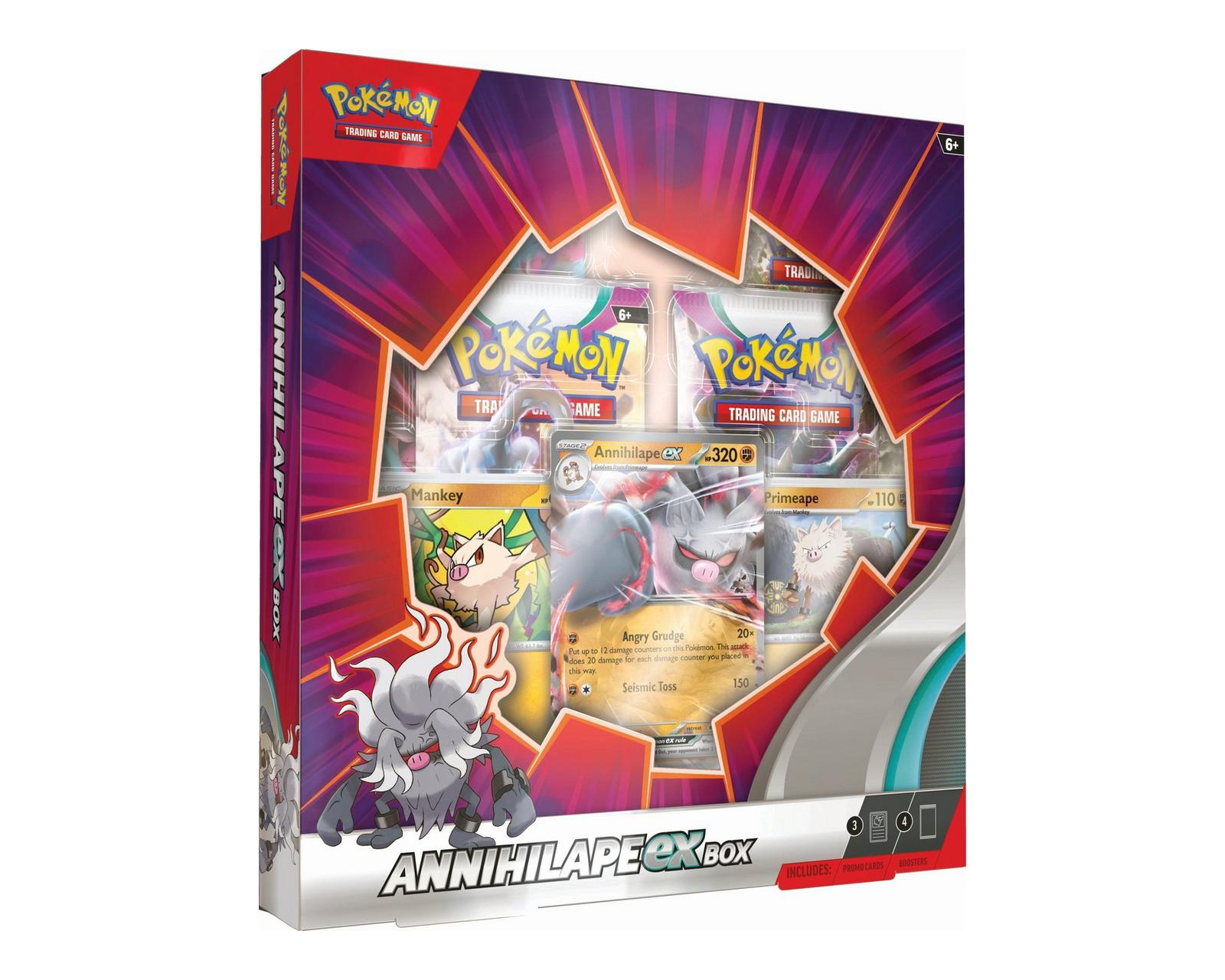 Foto 2 pulgar | Caja Pokémon Tcg Annihilape Ex Box En Inglés