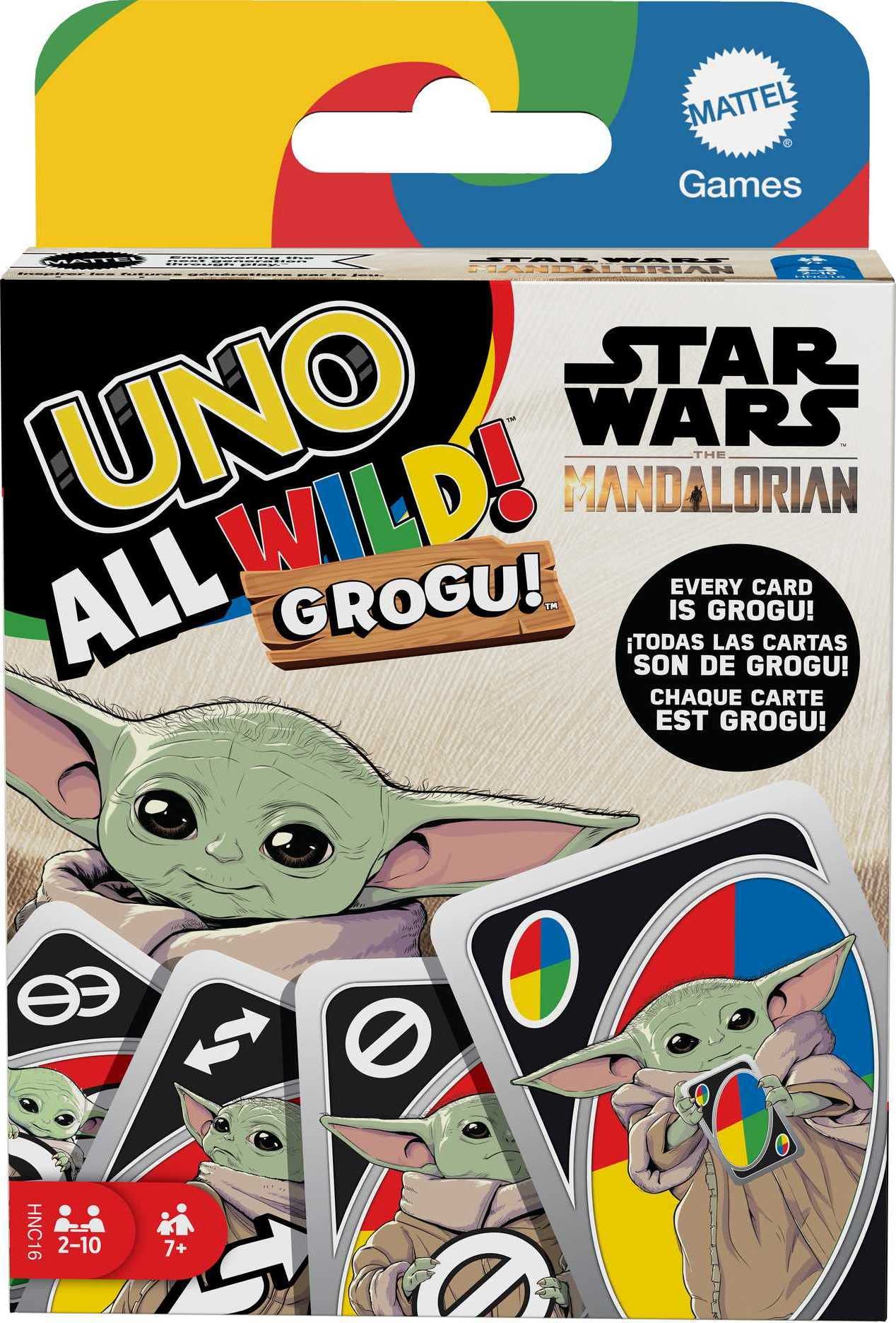 Foto 2 pulgar | Venta Internacional- Juego de Cartas Uno All Wild Grogu Star Wars