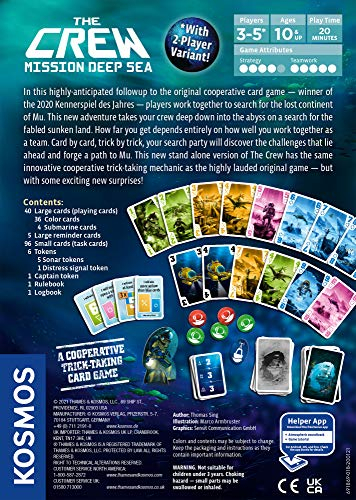 Foto 3 pulgar | Venta Internacional - Juego de Cartas The Crew: Mission Deep Sea