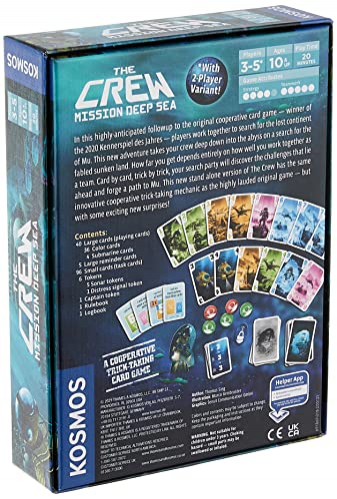 Foto 3 | Venta Internacional - Juego de Cartas The Crew: Mission Deep Sea