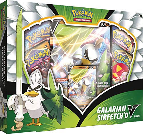 Venta Internacional - Juego de Cartas Coleccionables Pokémon Galarian Sirfetch'd V Box
