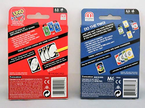 Foto 3 pulgar | Venta Internacional - Juego de Cartas Mattel Uno + Dos para 2-4 Jugadores