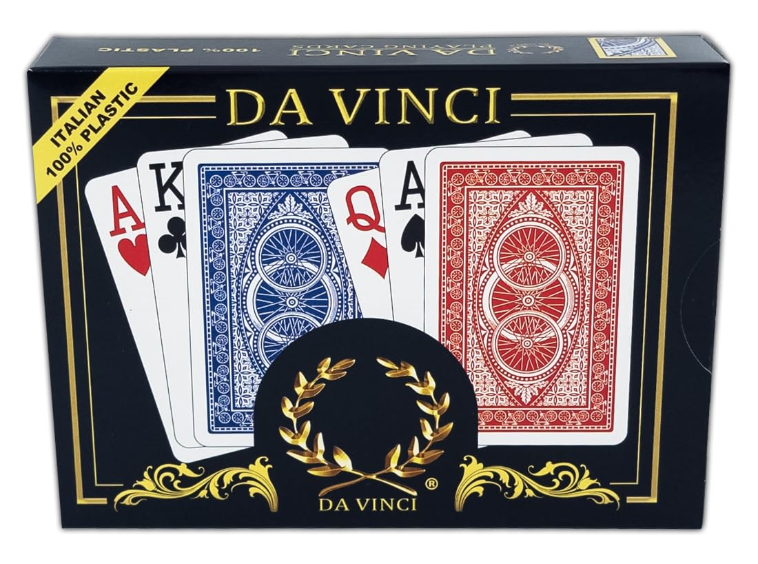 Foto 2 pulgar | Venta Internacional - Juego De Cartas Da Vinci Ruote De 2 Mazos De Plástico, Italia