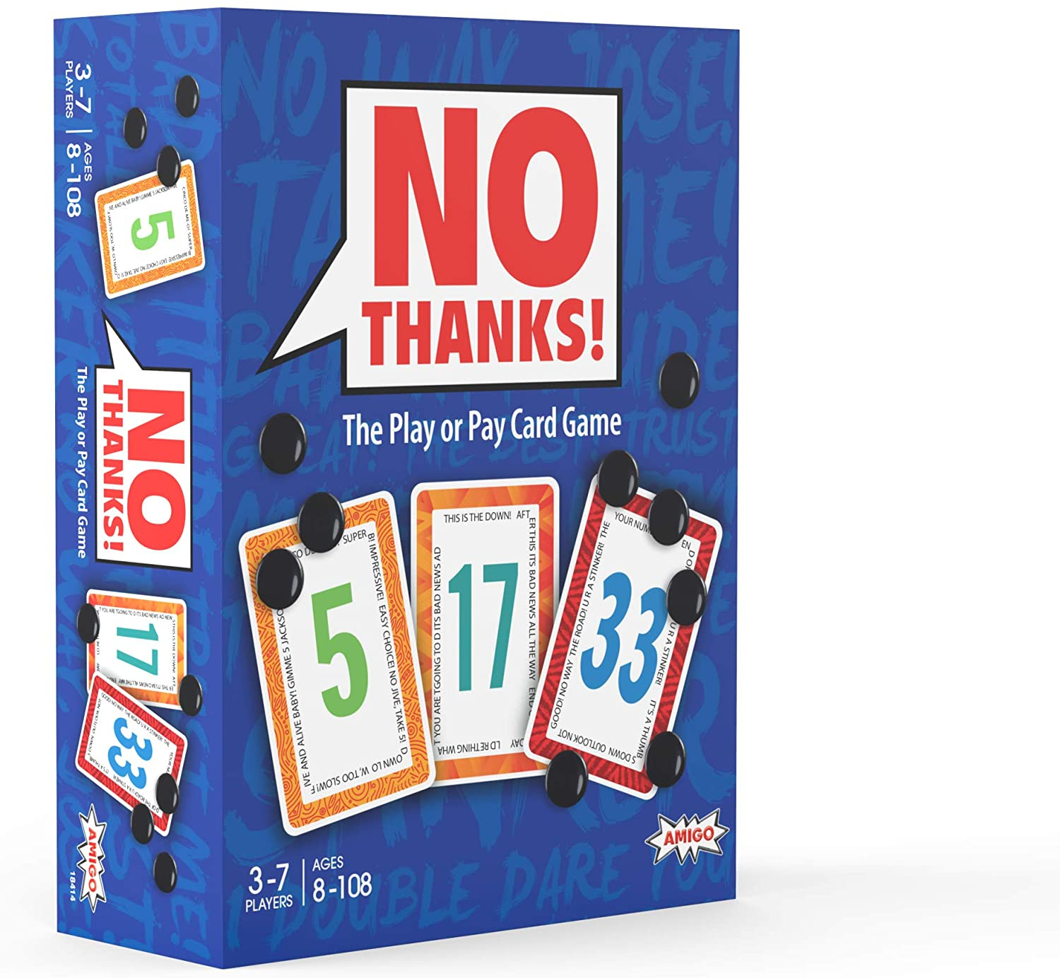 Venta Internacional - ¡No, Gracias! Juego de Cartas de Estrategia Clásico