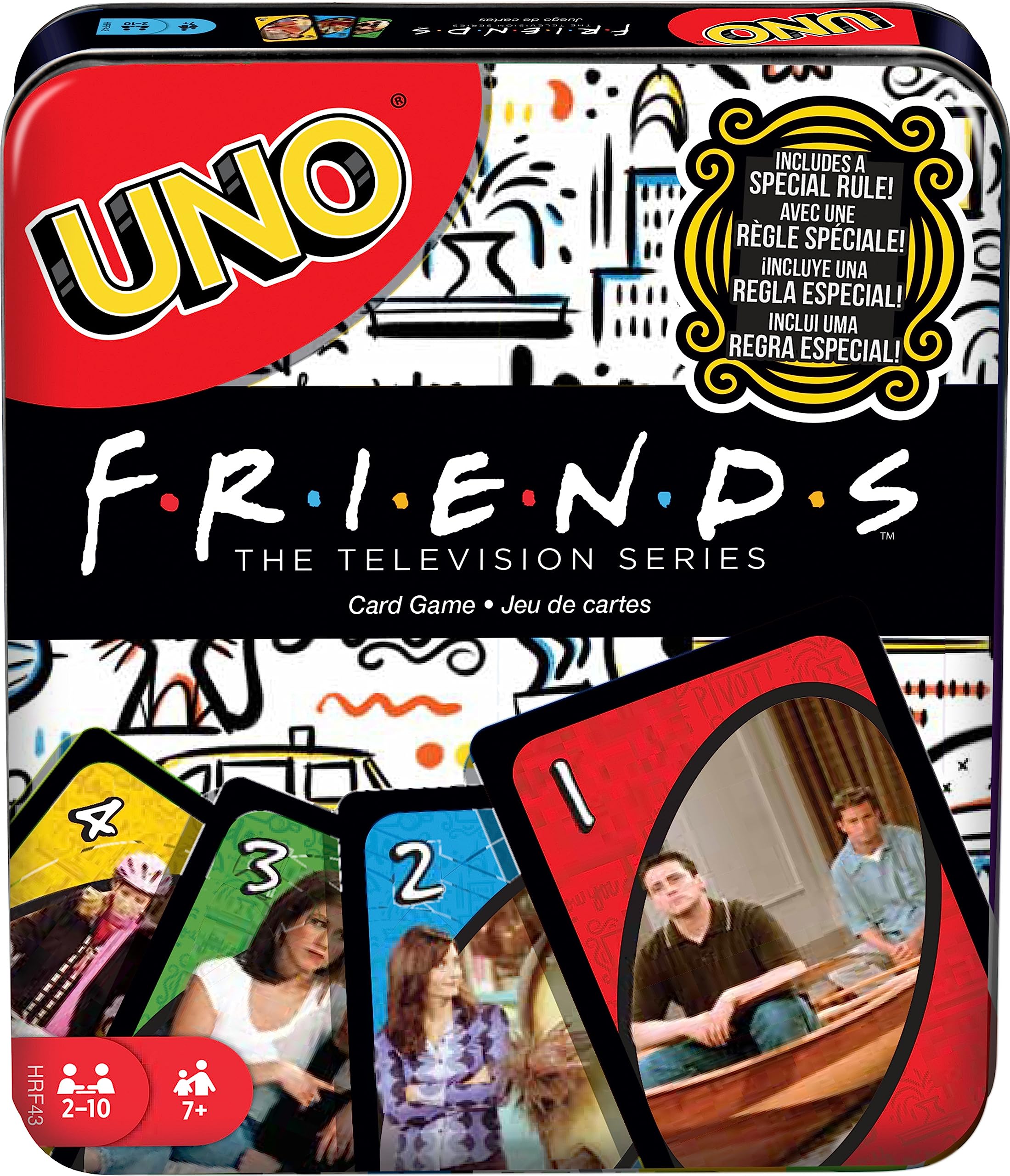 Foto 2 pulgar | Venta Internacional - Juego de Cartas Mattel Games Uno Friends