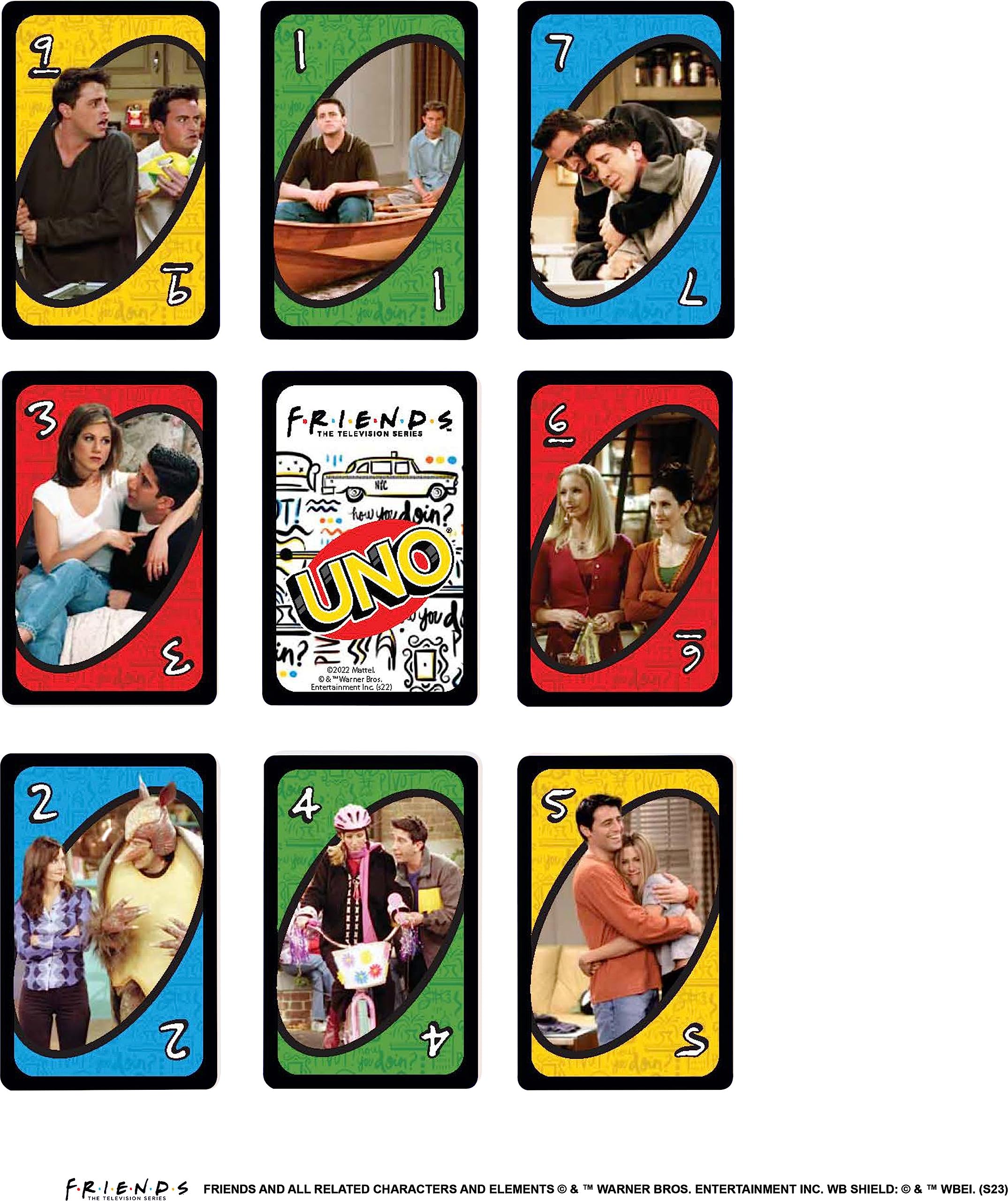 Foto 5 pulgar | Venta Internacional - Juego de Cartas Mattel Games Uno Friends