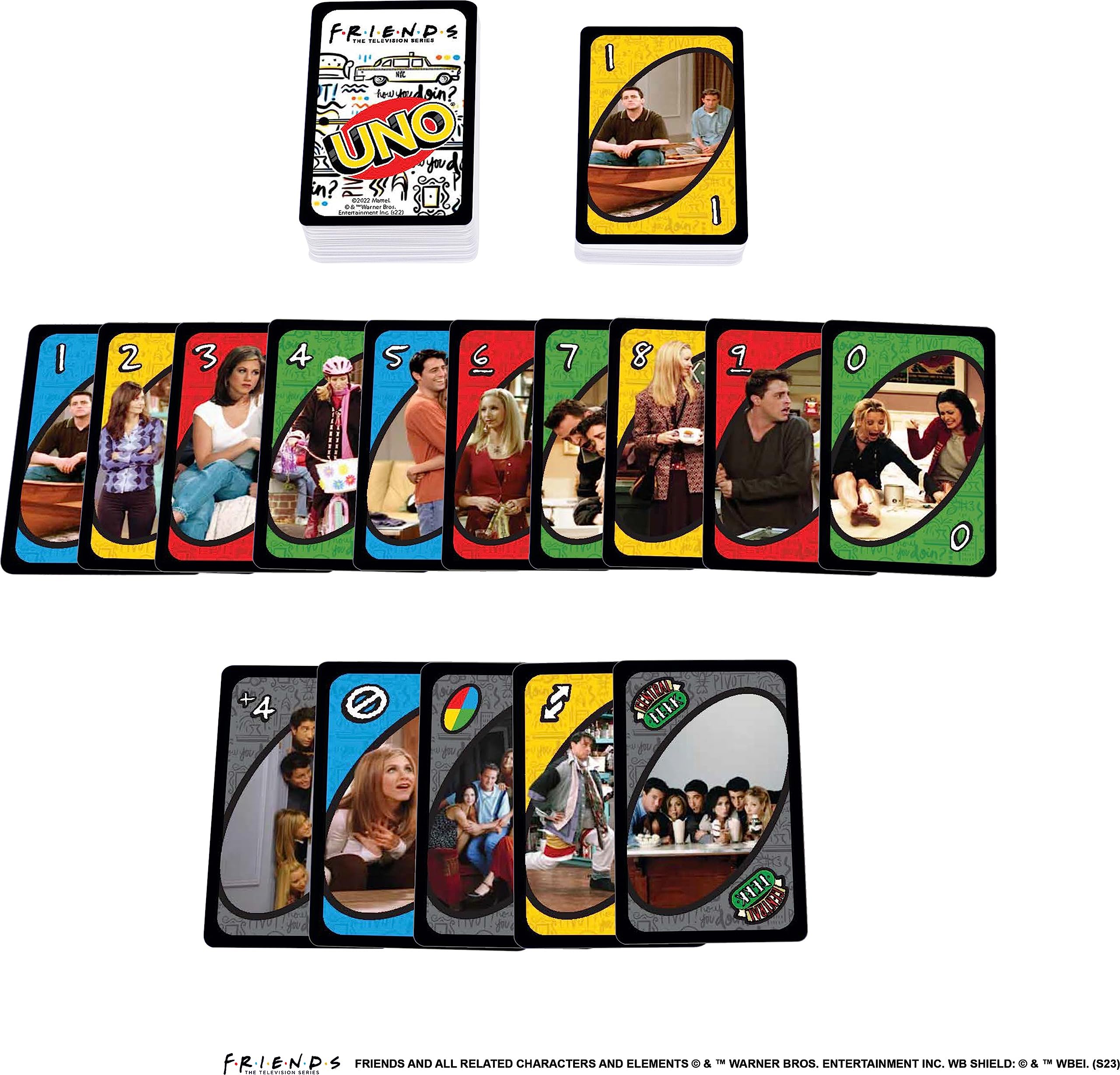 Foto 7 pulgar | Venta Internacional - Juego de Cartas Mattel Games Uno Friends