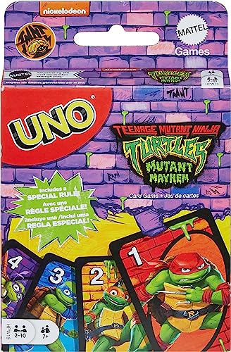 Foto 2 pulgar | Venta Internacional - Juego de Cartas Mattel Games Uno Teenage Mutant Ninja Turtles