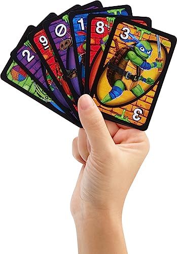 Foto 3 pulgar | Venta Internacional - Juego de Cartas Mattel Games Uno Teenage Mutant Ninja Turtles