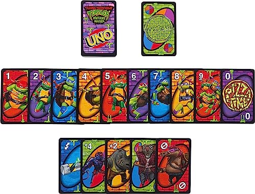 Foto 3 | Venta Internacional - Juego de Cartas Mattel Games Uno Teenage Mutant Ninja Turtles