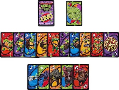 Foto 3 | Venta Internacional - Juego de Cartas Mattel Games Uno Teenage Mutant Ninja Turtles