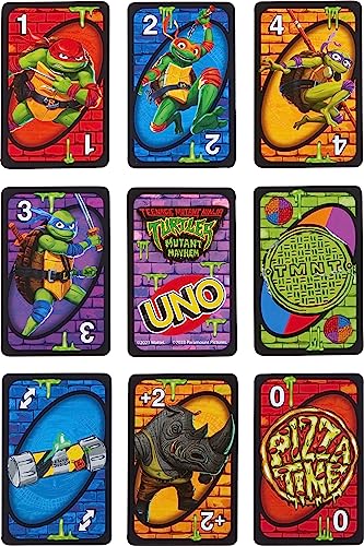 Foto 5 pulgar | Venta Internacional - Juego de Cartas Mattel Games Uno Teenage Mutant Ninja Turtles
