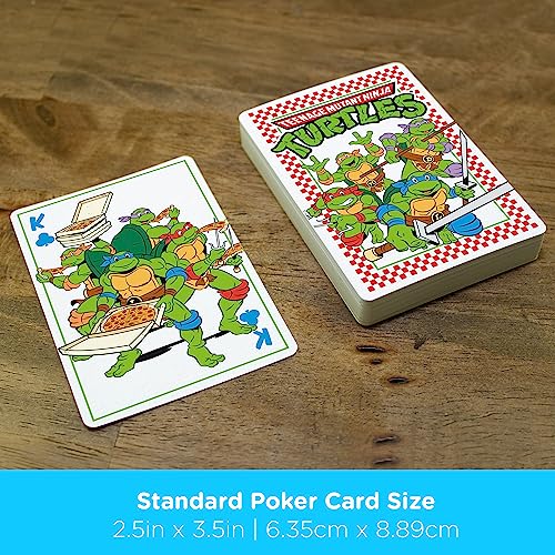 Foto 6 pulgar | Venta Internacional - Juego de Cartas Aquarius Teenage Mutant Ninja Turtles Pizza