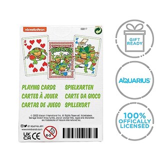 Foto 7 | Venta Internacional - Juego de Cartas Aquarius Teenage Mutant Ninja Turtles Pizza