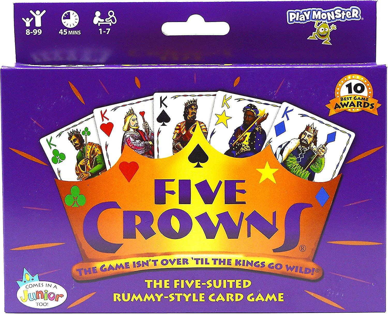 Foto 2 pulgar | Venta Internacional - Juego De Cartas Five Crowns Family Para Adultos Y Niños Mayores De 5 Años
