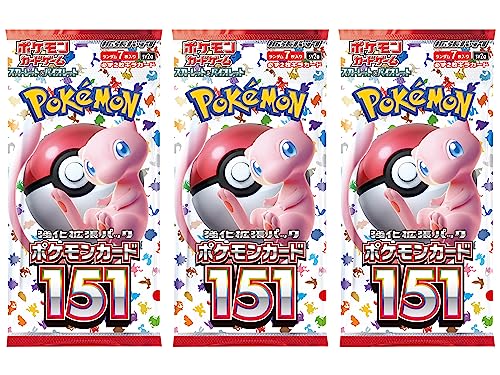 Foto 2 pulgar | Venta Internacional - Juego de Cartas Pokémon Japanese Scarlet & Violet 151 Sv 3 Paquetes