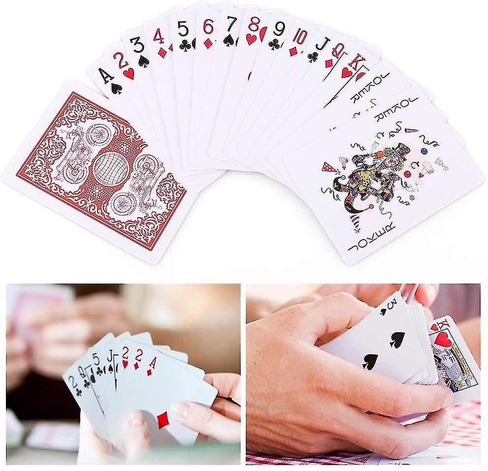 Foto 4 pulgar | Venta Internacional - Juego de Cartas Tamaño Póker Índice Estándar 12 Barajas