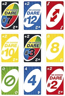 Foto 6 | Venta Internacional - Juego De Cartas Mattel Games Uno Dare Con 112 Cartas Para Toda La Familia