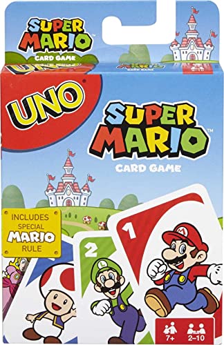 Foto 1 | Venta Internacional - Juego De Cartas Mattel Games Uno Super Mario Animated De Más De 7 Años