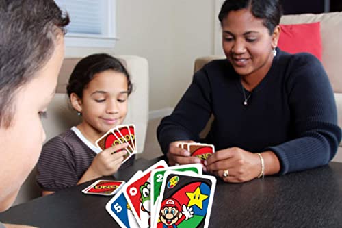 Foto 3 pulgar | Venta Internacional - Juego De Cartas Mattel Games Uno Super Mario Animated De Más De 7 Años
