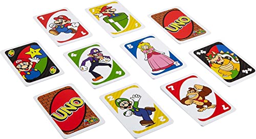 Foto 7 pulgar | Venta Internacional - Juego De Cartas Mattel Games Uno Super Mario Animated De Más De 7 Años