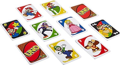 Foto 6 | Venta Internacional - Juego De Cartas Mattel Games Uno Super Mario Animated De Más De 7 Años