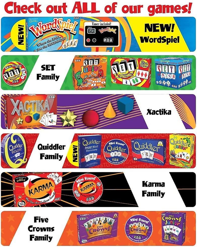 Foto 5 | Venta Internacional - Juego De Cartas Five Crowns Family Fun Games Con Treasure Chips