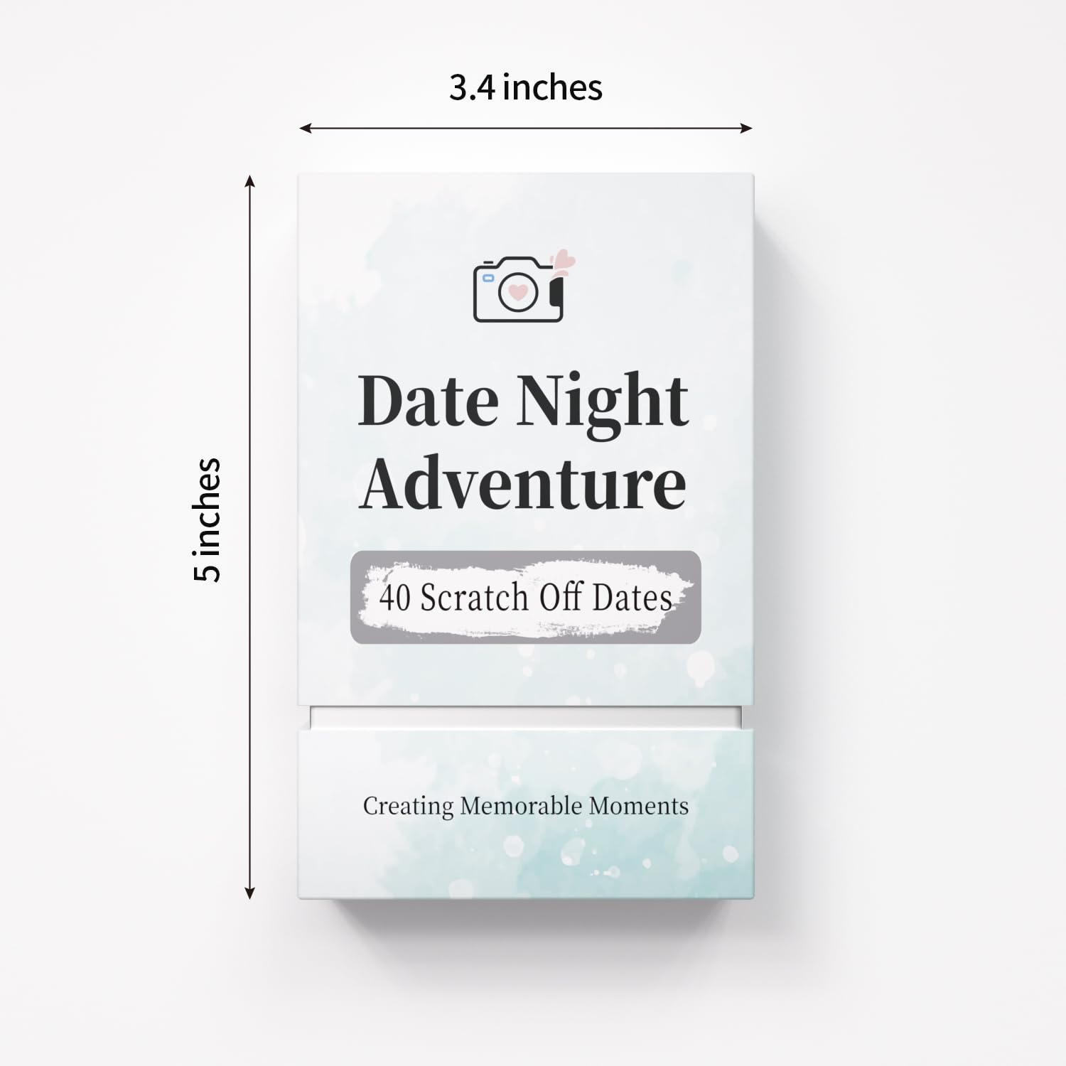 Foto 3 pulgar | Venta Internacional - Juego De Cartas Date Ideas + Álbum De Fotos De Aventuras Para Parejas