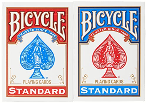 Foto 2 pulgar | Venta Internacional - Juego De Cartas Para Bicicleta, Tamaño 2, Paquete Rojo Y Azul