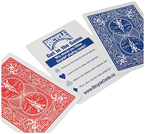 Foto 3 pulgar | Venta Internacional - Juego De Cartas Para Bicicleta, Tamaño 2, Paquete Rojo Y Azul