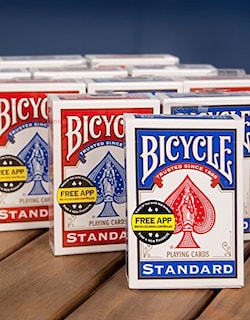 Foto 6 | Venta Internacional - Juego De Cartas Para Bicicleta, Tamaño 2, Paquete Rojo Y Azul