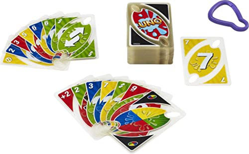 Foto 5 pulgar | Venta Internacional - Juego De Cartas Mattel Games Uno Splash Para Acampar Al Aire Libre