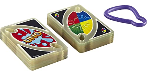 Foto 7 pulgar | Venta Internacional - Juego De Cartas Mattel Games Uno Splash Para Acampar Al Aire Libre