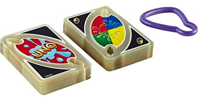 Foto 6 | Venta Internacional - Juego De Cartas Mattel Games Uno Splash Para Acampar Al Aire Libre