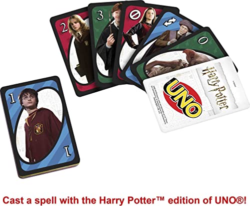 Foto 4 pulgar | Venta Internacional - Juego De Cartas Mattel Games Uno Harry Potter Kids 7+ Years
