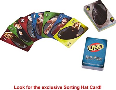 Foto 4 | Venta Internacional - Juego De Cartas Mattel Games Uno Harry Potter Kids 7+ Years