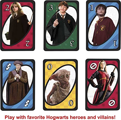 Foto 6 pulgar | Venta Internacional - Juego De Cartas Mattel Games Uno Harry Potter Kids 7+ Years