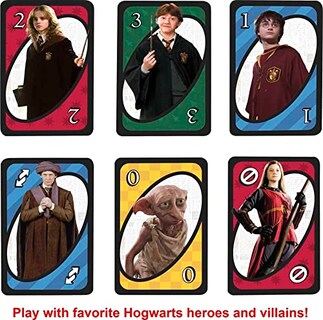 Foto 5 | Venta Internacional - Juego De Cartas Mattel Games Uno Harry Potter Kids 7+ Years