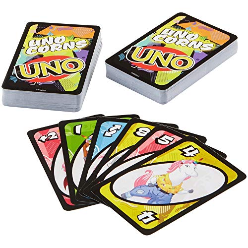 Foto 4 pulgar | Venta Internacional - Juego De Cartas Mattel Games Uno-corns Con 112 Cartas Para 2 A 10 Jugadores