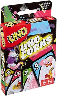 Foto 5 | Venta Internacional - Juego De Cartas Mattel Games Uno-corns Con 112 Cartas Para 2 A 10 Jugadores